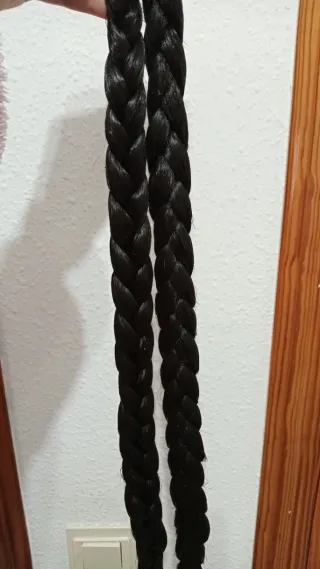 Trenza fallera natural.