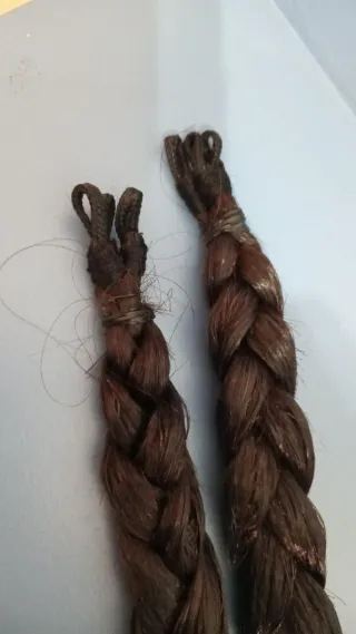 Trenza fallera natural.