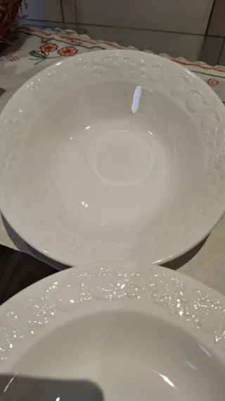 Juego 4 platos 1 ensaladera Franco giorgi