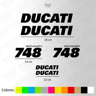 Pegatinas Ducati 748 Desmoquattro