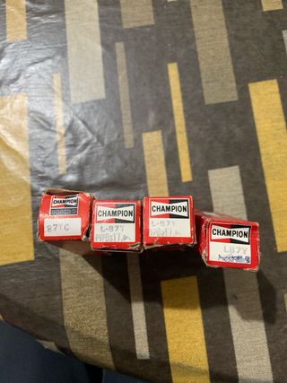 Lote 4 Bujías Champion