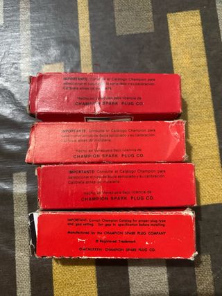 Lote 4 Bujías Champion