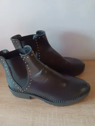 Botines Stradivarius Negro Talla 37