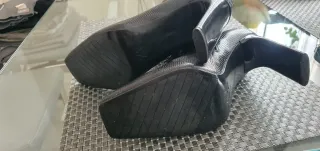 Botines Zara. Tacón Cuadrado 10cm.