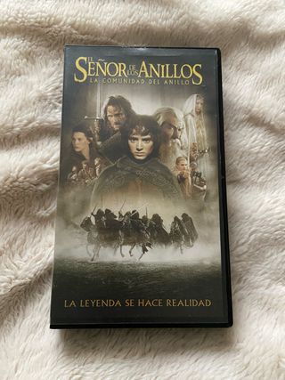 Película VHS El Señor de los Anillos