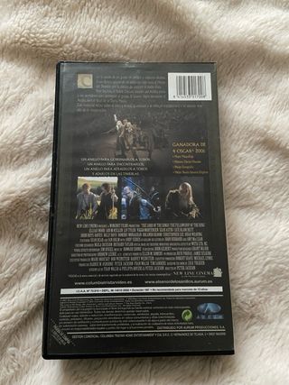 Película VHS El Señor de los Anillos