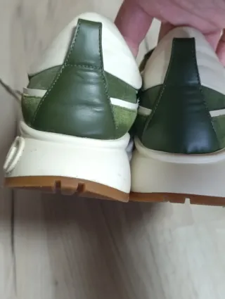 Zapatillas Jimmy Choo Verde y Blanco