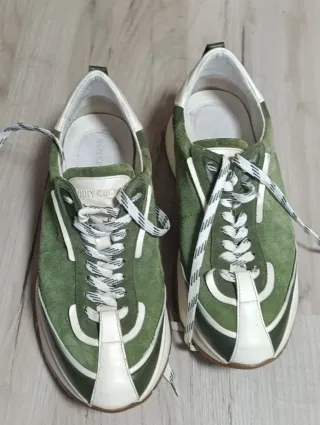 Zapatillas Jimmy Choo Verde y Blanco