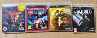 Lote 4 Giochi PS3: Resident Evil, Lego Hobbit, ecc.