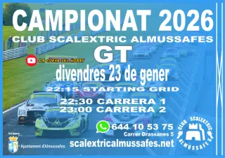 Campionat 2026 GT (Scalextric digital)