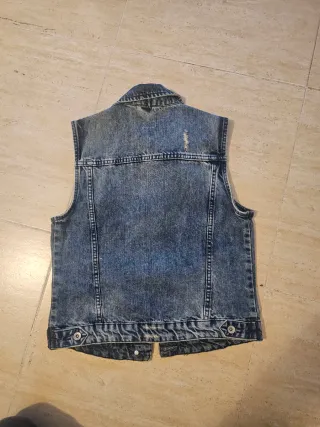 Chaleco vaquero azul Talla S