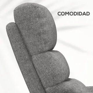 Sillón Relax Reclinable Manual Beige