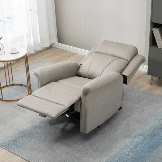 Sillón Relax Reclinable Manual Beige