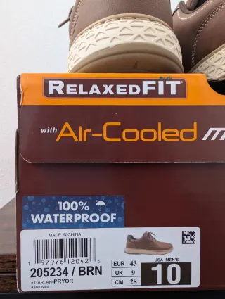 Zapatillas Skechers Hombre Garlan-Pryor Marrón