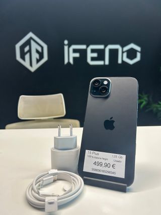 iPhone 15 Plus Negro 128GB – Garantía 2 Años