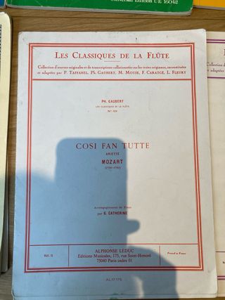 Pack libros y partituras estudio flauta travesera