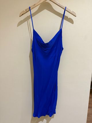 Vestido azul tirantes