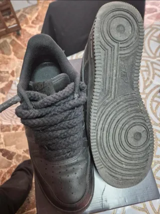 Nike Air Force 1 lacci corda neri