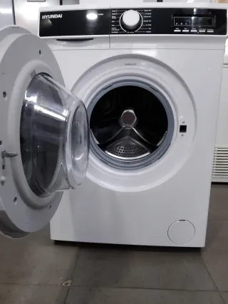 Lavadora 7kg Hyundai Carga Frontal Blanca