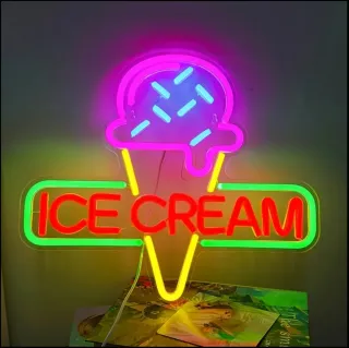 Lampada Neon LED "ICE CREAM"
