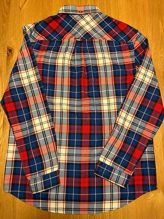 Camisa Tommy Jeans Cuadros Azul/Rojo Talla L