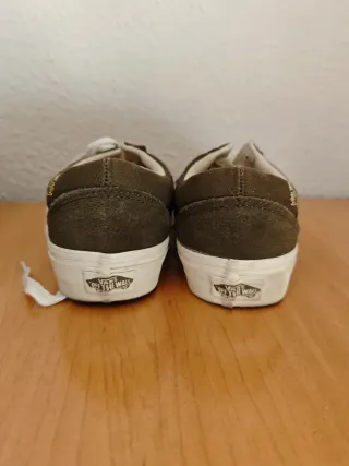 Zapatillas Vans Old Skool verdes con bordados