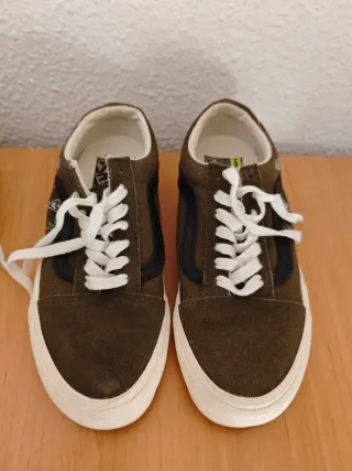 Zapatillas Vans Old Skool verdes con bordados