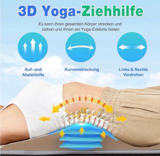 Colchoneta masajeadora Stretching 3D con calor