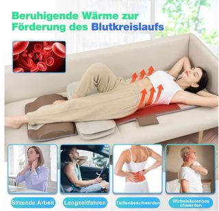 Colchoneta masajeadora Stretching 3D con calor