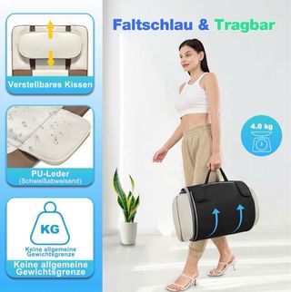 Colchoneta masajeadora Stretching 3D con calor