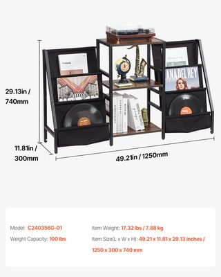 Supporto Giradischi Supporto per Dischi Vinile