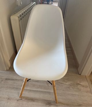 Pack 4 Sillas Comedor Madera Blanca