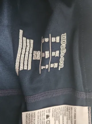 Falda deportiva Wilson azul y blanca