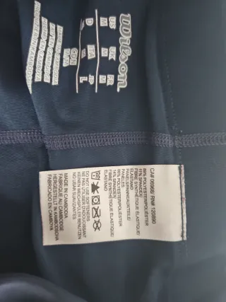 Falda deportiva Wilson azul y blanca