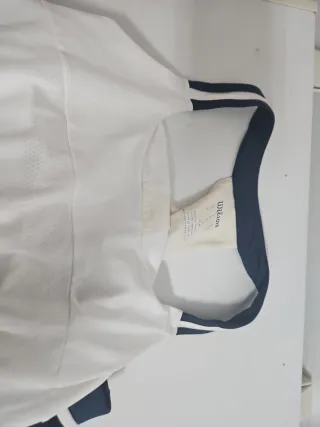 Falda deportiva Wilson azul y blanca