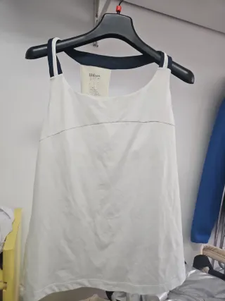 Falda deportiva Wilson azul y blanca