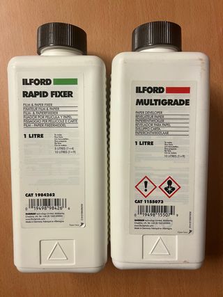 ILFORD Fissaggio e Sviluppo Pellicola Carta