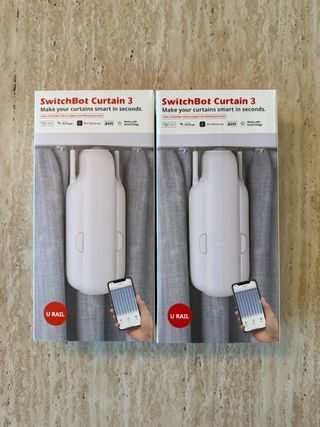 Conjunto de 2 SwitchBot Curtain 3 - U Rail