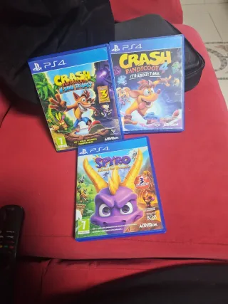 Lote 3 Giochi PS4: Crash e Spyro