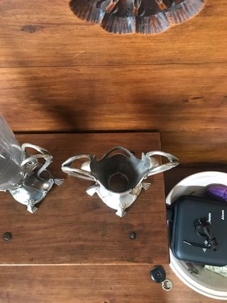 Pareja de Jarrones antiguos Art Nouveau