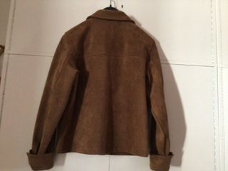 Cazadora Zara Mujer Marrón , efecto ante