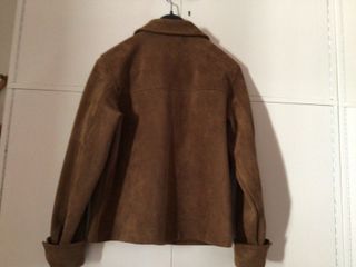 Cazadora Zara Mujer Marrón , efecto ante