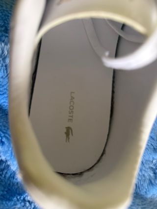 Zapatillas Lacoste Mujer Talla 38 en Blanco