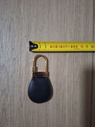 Portachiavi Montblanc in pelle nera