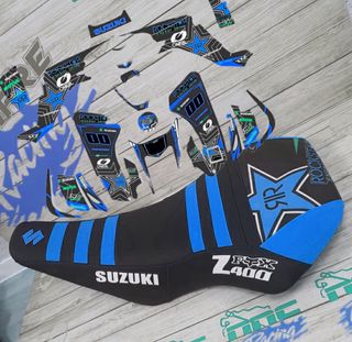 KIT DE PEGATINAS Y TAPIZADO PERSONALIZADO LTZ400