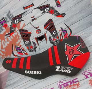 KIT DE PEGATINAS Y TAPIZADO PERSONALIZADO LTZ400