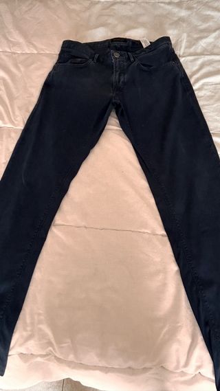 Massimo Dutti Jeans Azul Marino