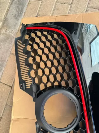 Rejilla Golf V GTI Negra Brillante