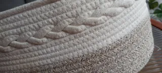 Cambiador de mimbre para bebé