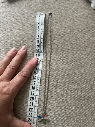 Conjunto acero niña flores sin estrenar